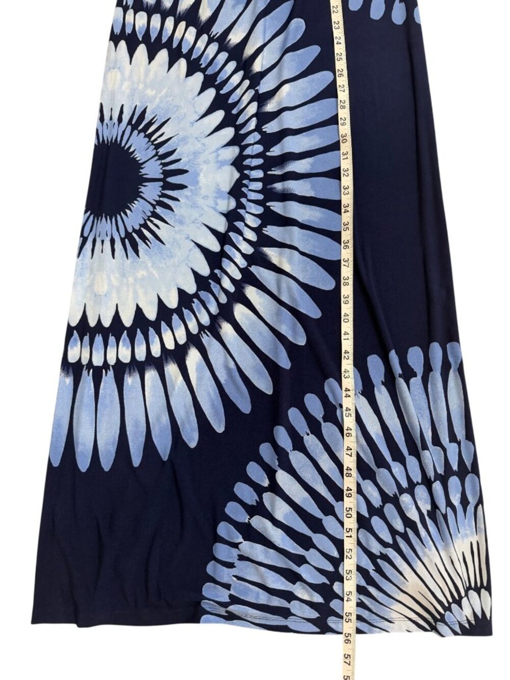 Tommy Bahama Womens Size S Aloha Burst Maxi Dress Blue Tie-Dye Beach Resort - Picture 6 of 8